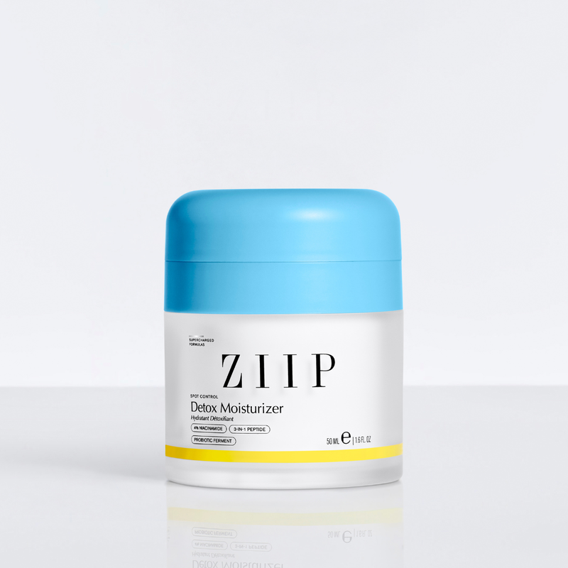 ZIIP Detox Niacinamide Moisturiser with Probiotic Ferment and Peptides